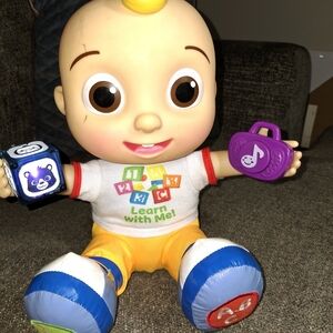 Colorful Interactive Learning Doll with Blocks